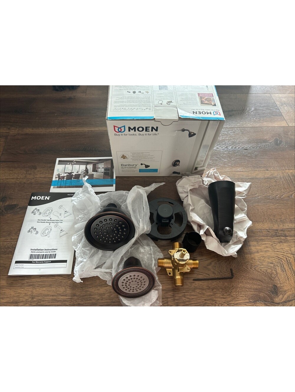 Moen 82910brb INCOMPLETE Selling Parts That Are Remaining *See Photos Parts*